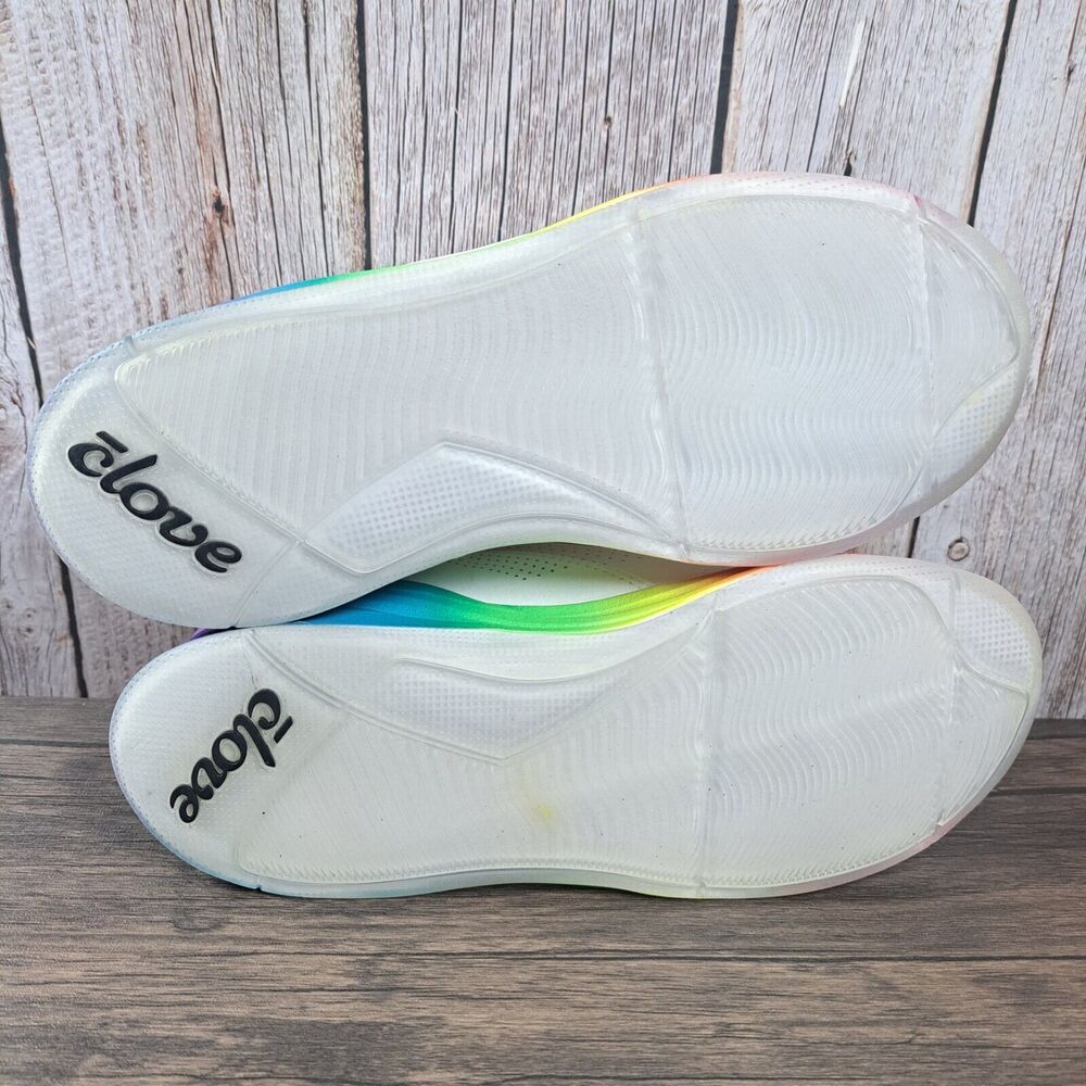 Clove Rainbow Soul Limited Edition Pride Nursing Shoes w/Accessories Women's 6.5 - Picture 8 of 12